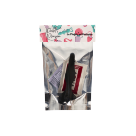Plug Anal Noir en Silicone avec Ventouse Taille S 10,5 cm Pocket Pleasure + 1 dosette de lubrifiant